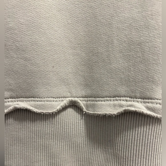 FairTrade Soft Cream Sherpa Long-sleeve Jersey Crop Top - Picture 7 of 12